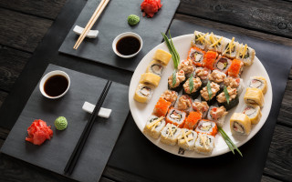 Sushi chopsticks coffee food photography - charles roka free wallpaper