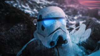 Star wars helmet goggles snowy - a snowy landscape free wallpaper