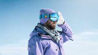Purple jacket blue hat goggles - brian snøddy free wallpaper