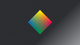 Colorful diamond logo black gray - a white triangle free wallpaper
