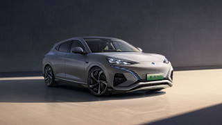 Silver electric car parking lot - electric free wallpaper