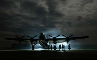 Large airplane runway night art - top of an airport runway free wallpaper