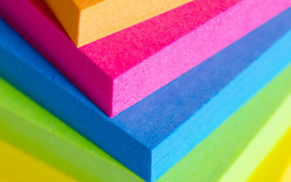 Multicolored papers stacked ocean pool - pastell free wallpaper