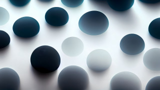 Black white circles geometric abstract - a light reflection free wallpaper for desktop