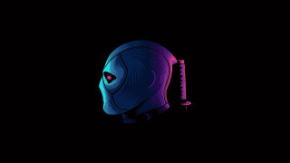 Blue purple mask red eye - altichiero free wallpaper