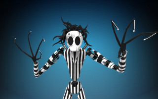 Creepy doll striped arthropod girl - a creepy doll free wallpaper