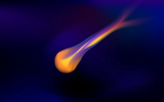 Bright yellow space nebula astronaut - nebula free wallpaper