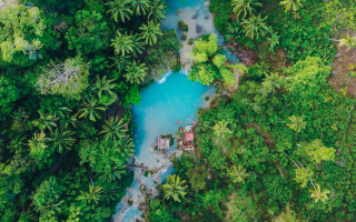 River forest hut people nature - nature free wallpaper