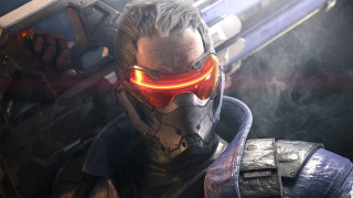 Futuristic man redlight gun smokey - a futuristic suit free wallpaper