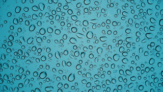 Blue waterdrops sky clouds rain - a blue background free wallpaper