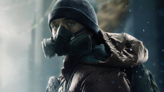 Man gasmask snow backpack coat - doc hammer free wallpaper