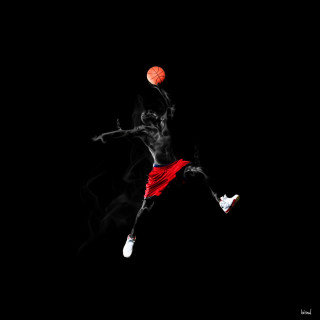 Man air basketball smoke feet - darrell riche free wallpaper for tablet
