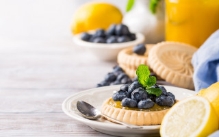 Blueberries lemons orange juice food - clara peeters free wallpaper