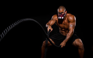 Afrofuturism man with whip demon - derek hill free wallpaper