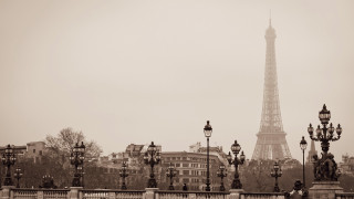 Eiffel tower paris street lamps - paris school free wallpaper
