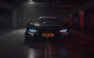 Police car tunnel lights beeple - a dark tunnel free wallpaper