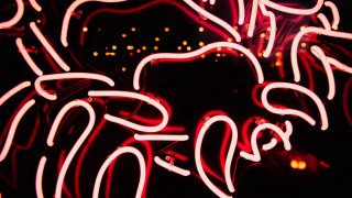 Neon sign red white fire - free hearts wallpaper