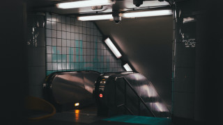 Subway metal escalator tiled wall - wall free wallpaper for desktop