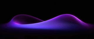 Purple wave light black background - apelle free wallpaper