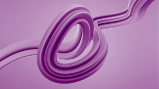 Purple curved side white purple - c4d free wallpaper for desktop