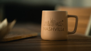 Coffee cup city skyline book - octane free wallpaper