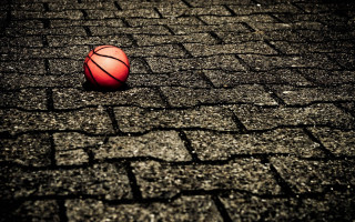 Basketball night shadow ground dark - deep 3 point perspective free wallpaper
