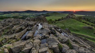 Rocky mountain stream dawn cloudy - zabrocki free wallpaper