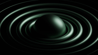 Black background green swirl space - redshift free wallpaper for desktop
