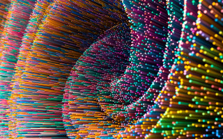 Colorful beads spiral wall 3d - cinema 4 d free wallpaper