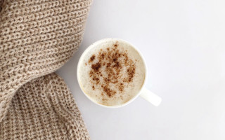 Coffee cup cinnamon blanket white - soft detail free wallpaper
