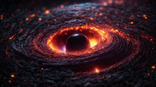 Black hole red light space - red light free wallpaper