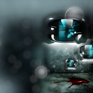 Mirror bloody floor red substance - the floor free wallpaper for tablet