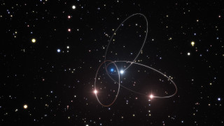 Black hole blue ring stars 2 - free stars wallpaper