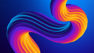 Colorful abstract wavy blue red - a wavy design free wallpaper