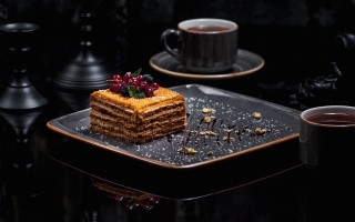 Cake coffee plate saucer food - fedot sychkov free wallpaper