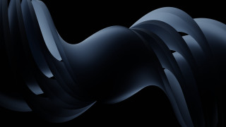 Black curved design alfred manessier - cinema 4 d free wallpaper
