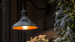 Light wall tree snow christmas - a wall next free wallpaper