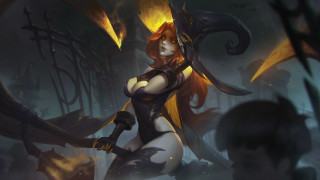 Woman flame chest demon forest - a dark forest free wallpaper