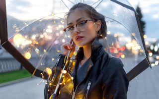 Elina karimova rainy umbrella bokeh - bokeh free wallpaper