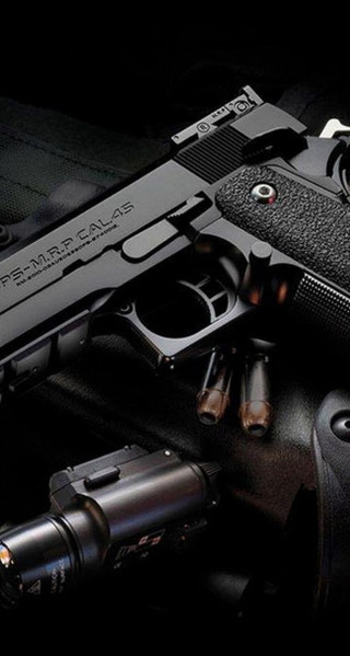 Cobra gun flashlight photorealistic detailed - the side of it free wallpaper for mobile