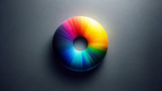 Colorful object gray surface light - a gray surface free wallpaper