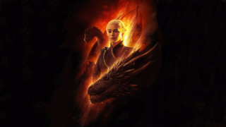 Woman dragon flames dark room - daryush shokof free wallpaper