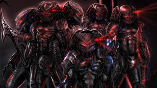 Alien men dark room red - christopher moeller free wallpaper for desktop
