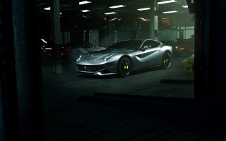 Garage lit cinematic matte cavallino - a garage free wallpaper
