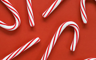 Candy cane red surface striped - a candy cane free wallpaper