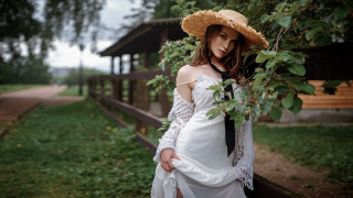 Anna hotchkis white dress straw - a black tie free wallpaper