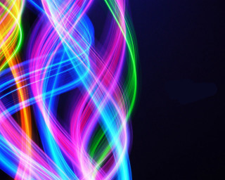 Colorful abstract background light curves - the dark background free wallpaper
