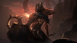 Woman cave sword glowing demon - a dark cave free wallpaper