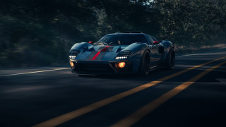 Blue cobra tiltshift night starry - the headlight free wallpaper