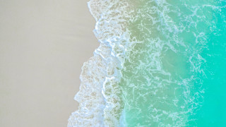 Beach surfboard wave person precisionism - florence engelbach free wallpaper